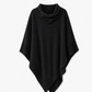 Elegant gebreide sjaalomslag voor dames, effen kleur, losvallende pasvorm, veelzijdige cape