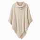 Elegant gebreide sjaalomslag voor dames, effen kleur, losvallende pasvorm, veelzijdige cape