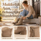 Casuele slouchy enkellaarzen voor dames, halve kuitlengte