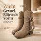 Casuele slouchy enkellaarzen voor dames, halve kuitlengte