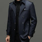 Trenchcoat voor heren met uitneembare voering