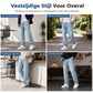 Klassieke straight leg jeans voor heren