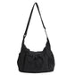 ✨ Nieuw Favoriet 👜 Geruite Cloud-Tas met Trekkoord & Ruches – Zacht, Ruim & Trendy Design