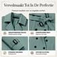 Trenchcoat met rijgknopen en getailleerde pasvorm voor dames