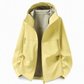 Unisex outdoor hooded softshell jack