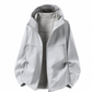 Unisex outdoor hooded softshell jack