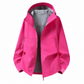 Unisex outdoor hooded softshell jack