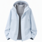 Unisex outdoor hooded softshell jack