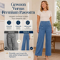 Dames hoge taille wijde pijpen broek