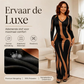 Lange mouw bodycon maxi jurk met print voor dames