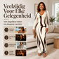 Lange mouw bodycon maxi jurk met print voor dames