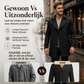 Klassieke trenchcoat met dubbele rij knopen voor heren