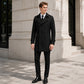 Klassieke trenchcoat met dubbele rij knopen voor heren