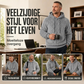 Heren casual hoodie met dubbelzijdige pluis