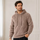 Heren casual hoodie met dubbelzijdige pluis