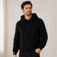 Heren casual hoodie met dubbelzijdige pluis