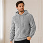 Heren casual hoodie met dubbelzijdige pluis