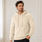 Heren casual hoodie met dubbelzijdige pluis