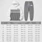 Heren casual colour-block hoodie en broek set