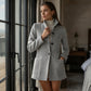 🍂 Vintage Chic ✨ Wollen Damesjas met Opstaande Kraag – Warm, Elegant & Tijdloos Design