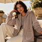 ☁️ Cozy Favoriet ✨ Dames Losse Sherpa Hoodie – Superzacht, Warm & Comfortabel voor Koude Dagen