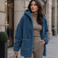 ☁️ Cozy Favoriet ✨ Dames Losse Sherpa Hoodie – Superzacht, Warm & Comfortabel voor Koude Dagen