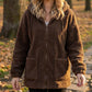 ☁️ Cozy Favoriet ✨ Dames Losse Sherpa Hoodie – Superzacht, Warm & Comfortabel voor Koude Dagen