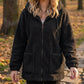 ☁️ Cozy Favoriet ✨ Dames Losse Sherpa Hoodie – Superzacht, Warm & Comfortabel voor Koude Dagen