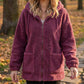 ☁️ Cozy Favoriet ✨ Dames Losse Sherpa Hoodie – Superzacht, Warm & Comfortabel voor Koude Dagen