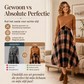 Elegante geruite jurk met crop top set voor dames