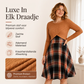 Elegante geruite jurk met crop top set voor dames