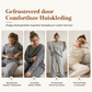 Dames Zachte Casual Rondehals Trui en Wijde Pijpen Broek Set
