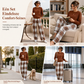 Dames Zachte Casual Rondehals Trui en Wijde Pijpen Broek Set