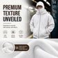 Heren-sweatshirt met ritssluiting en dubbele capuchon