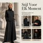 Dames colshirt en maxi rok set
