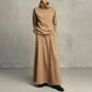 Dames colshirt en maxi rok set