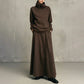 Dames colshirt en maxi rok set