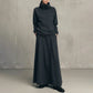Dames colshirt en maxi rok set