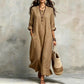Casual maxi-jurk voor dames met zakken