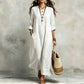 Casual maxi-jurk voor dames met zakken