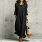 Casual maxi-jurk voor dames met zakken