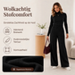 Dames set coltrui gebreide top en wijde pijpen broek