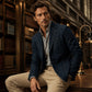 Strakke, stijlvolle denim colbert voor heren