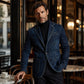Strakke, stijlvolle denim colbert voor heren