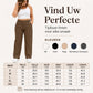 Hoge taille pantalon met rechte pijpen voor dames