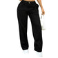 Hoge taille pantalon met rechte pijpen voor dames
