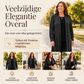 Gezellige Geribbelde Longline Cardigan voor Vrouwen