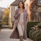 Gezellige Geribbelde Longline Cardigan voor Vrouwen
