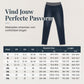 Dames high-waist pull-on slim fit donkerblauwe denim jeans met brede elastische tailleband