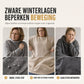 Casuele fleecehoodie voor dames met luipaardhartprint en kangoeroezak